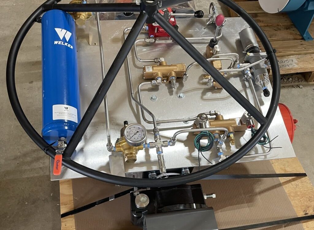 Actuated valve for OPP